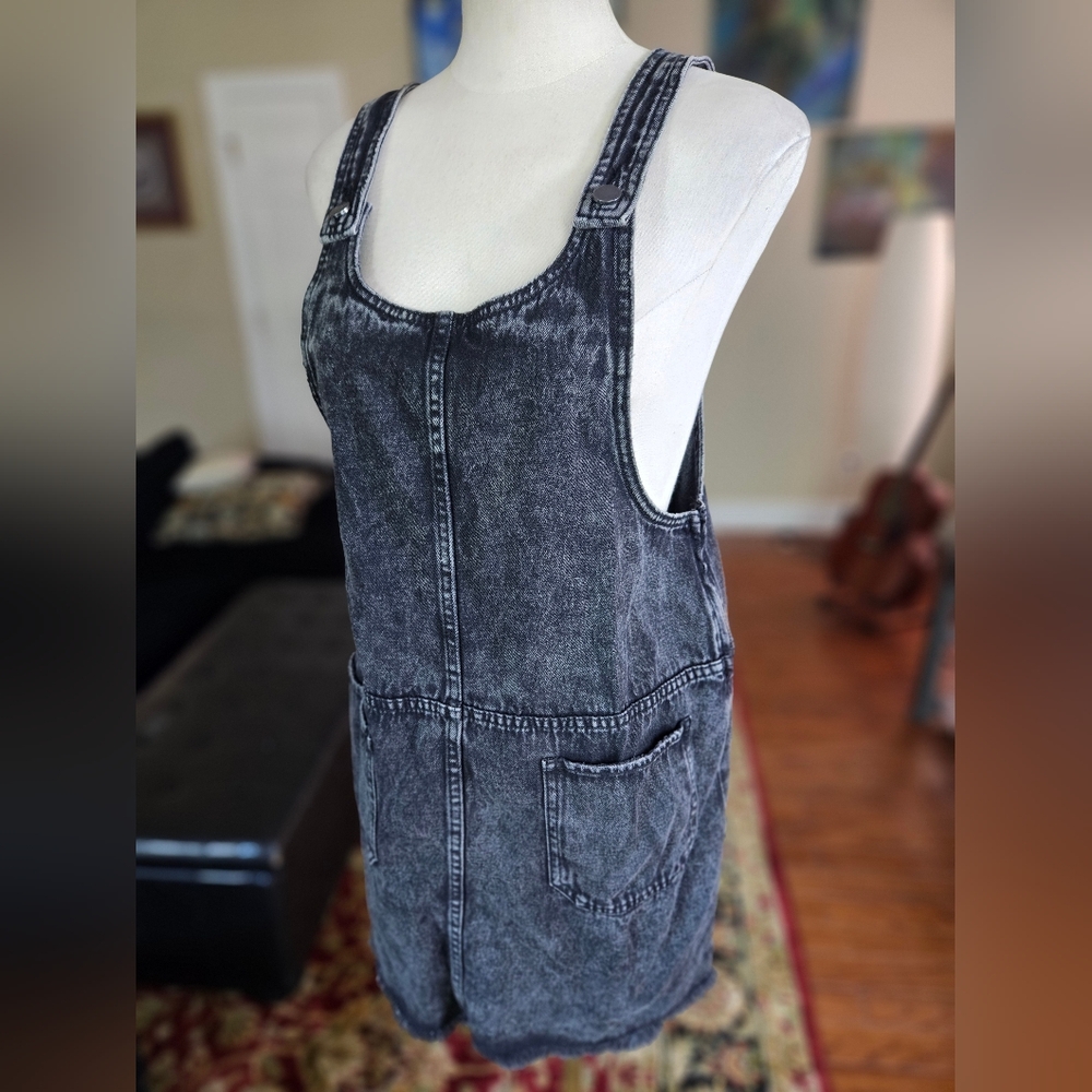 Tinsel Town Pullover Denim Dress Medium